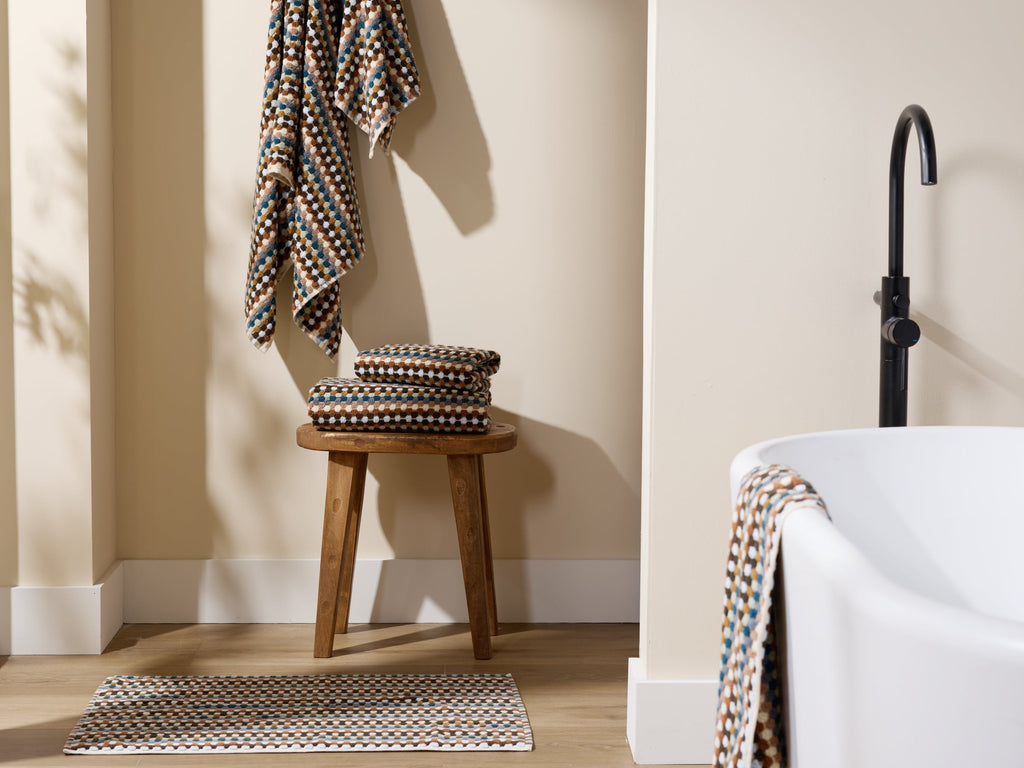 2+2 Organic Mosaic Bath Bundle - Multi