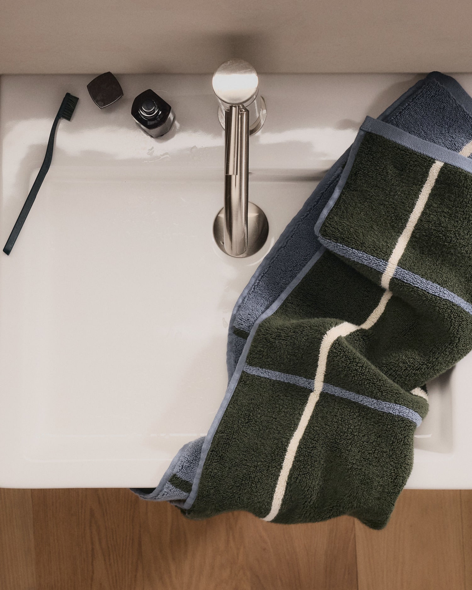 2+2 Organic Plush Bath Bundle - Dusk Windowpane
